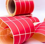 Colorful label rolls